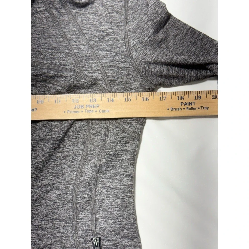 lululemon athletica Define Jacket – Gray Heather Full Zip Pockets Stretch, 8